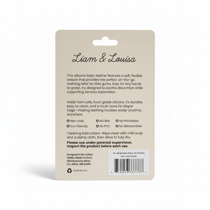 Beige Bear Baby Teether