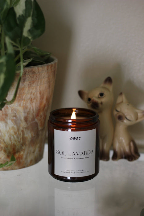 Sol Lavanda- 7oz Soy Candle