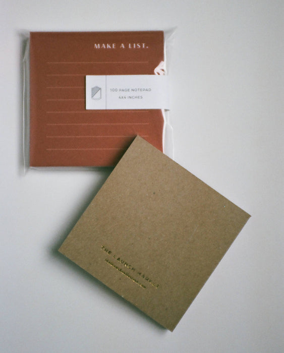 "Make a List" Stickie Notepad