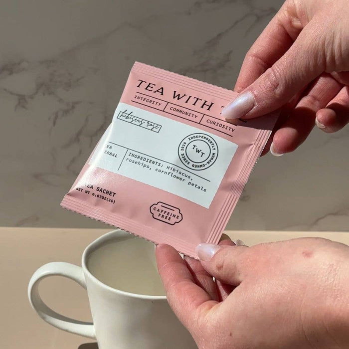 Hibiscus Rose Herbal Tea Inidivuadlly Wrapped