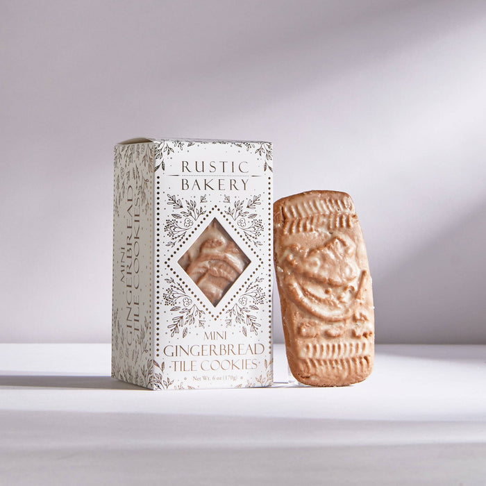 Mini Gingerbread Tile Cookies