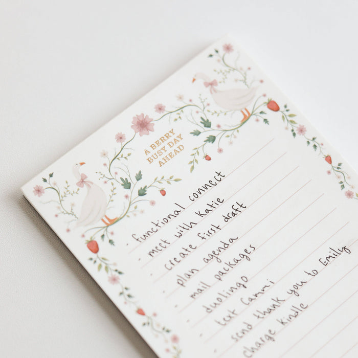 Berry Busy Notepad